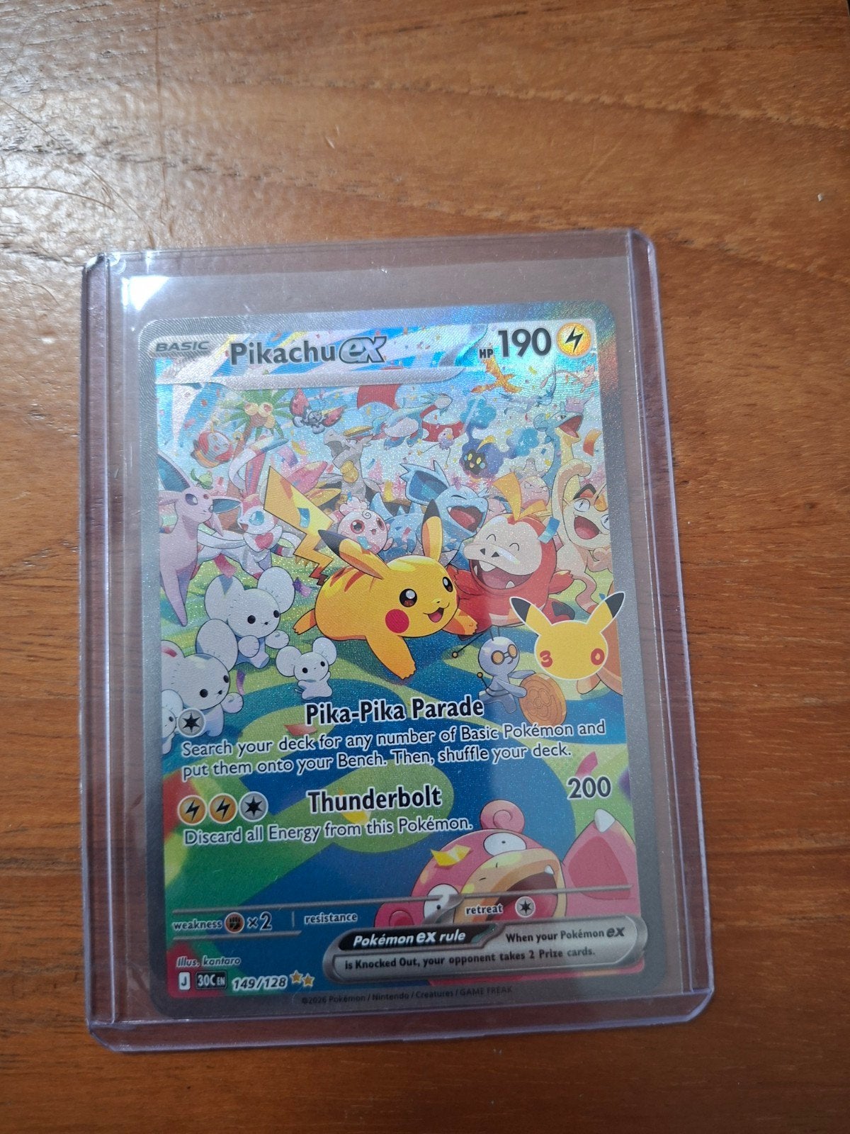 Pickachu ex, celebrations, Ophalen of Verzenden, Zo goed als nieuw