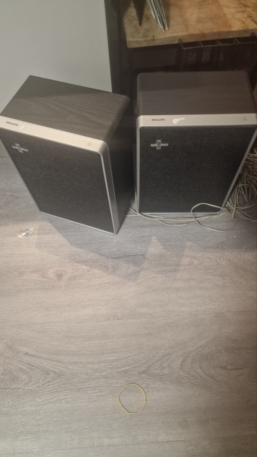 Philips platenspeler met speakers, Ophalen, Gebruikt, Platenspeler, Philips