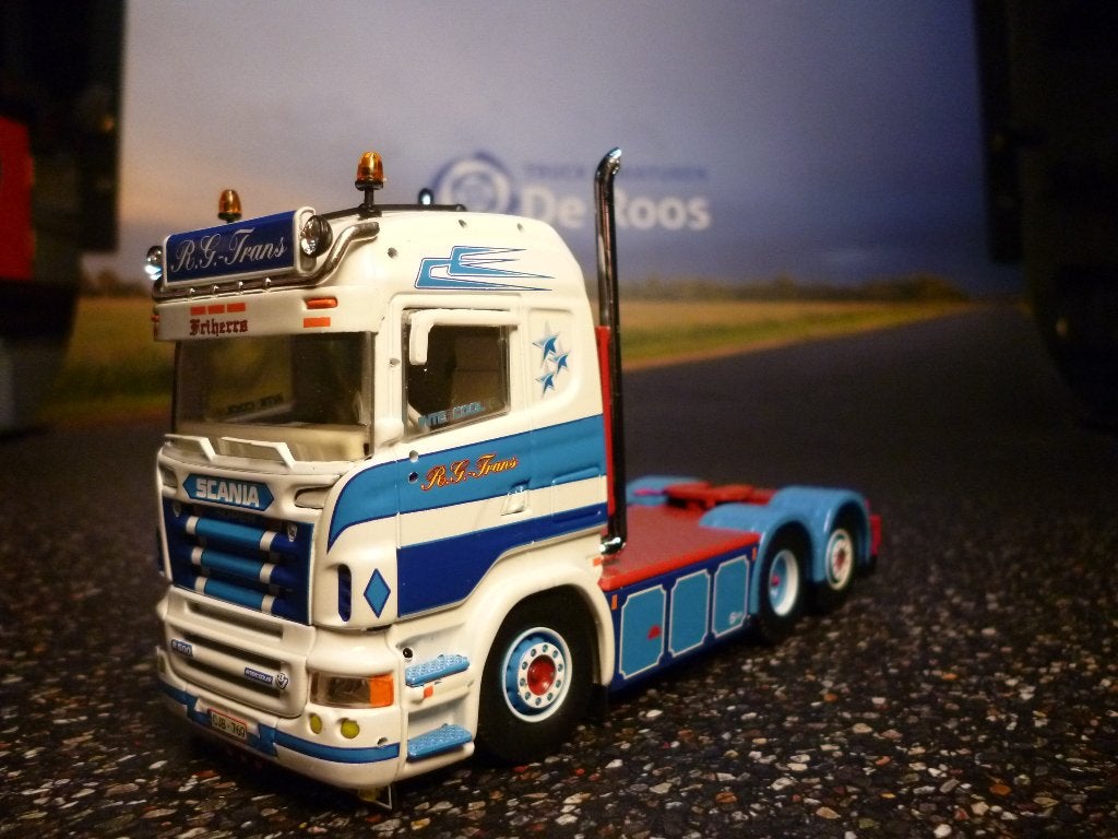 Tekno Scania R500 R.G. Trans, Ophalen of Verzenden, Nieuw, Bus of Vrachtwagen, Tekno