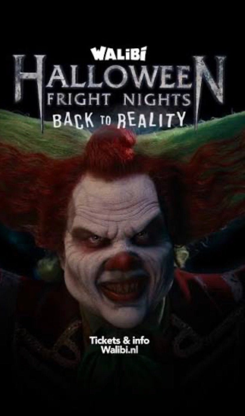 22oktober walibi frightnights tickets (max2), Twee personen, Ticket of Toegangskaart