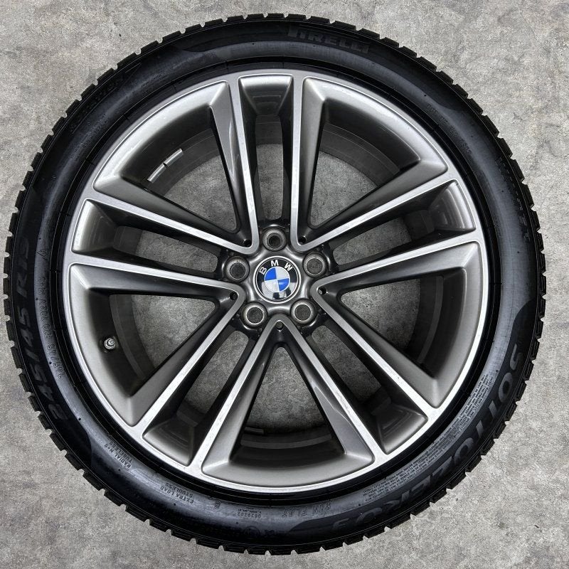 19 inch originele velgen + winterbanden BMW 6 7 serie 630, 19 inch, -, -, Banden en Velgen