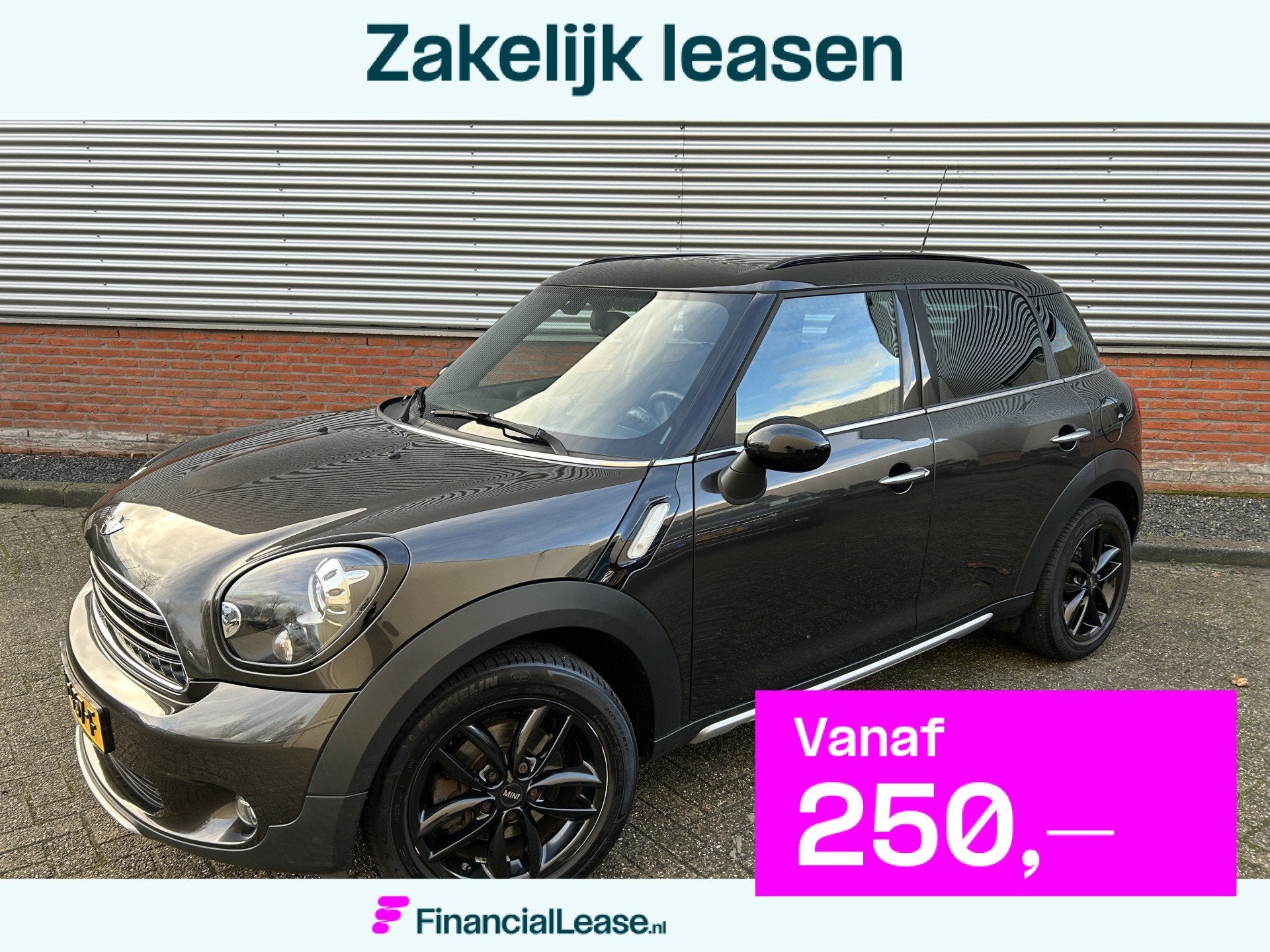 MINI Countryman Mini 1.6 Cooper Pepper | Panoramadak | Navig, Voorwielaandrijving, Gebruikt, Euro 6, Bruin