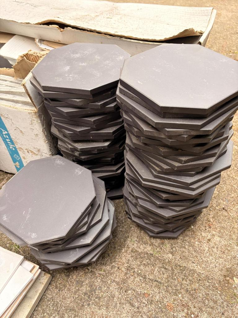 Winckelmans 8-hoekige tegels - 81 stuks, Keramiek, Nieuw, Minder dan 20 cm, Minder dan 5 m²