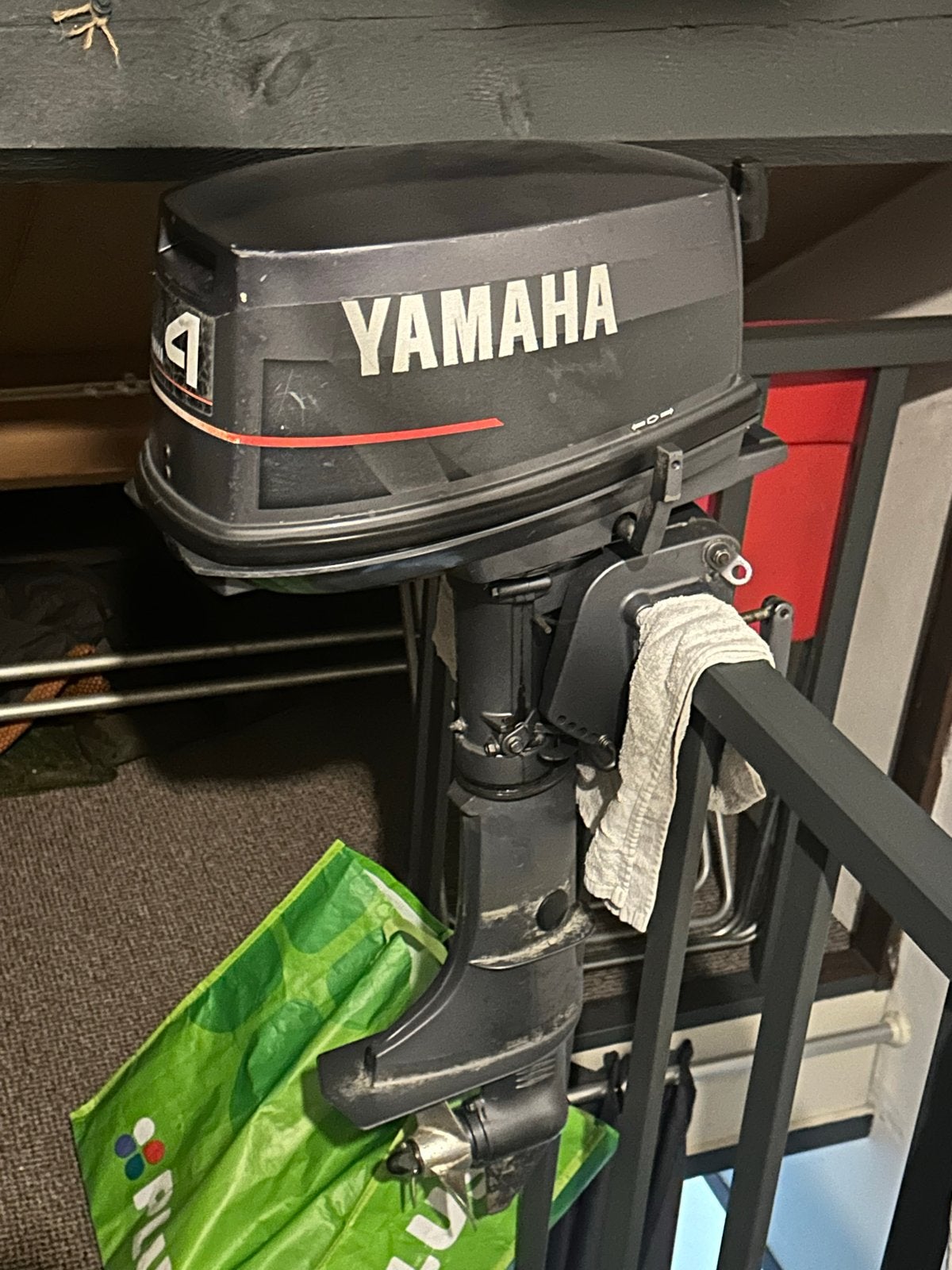 Yamaha 4 pk kortstaart buitenboordmotor, Ophalen of Verzenden, Gebruikt