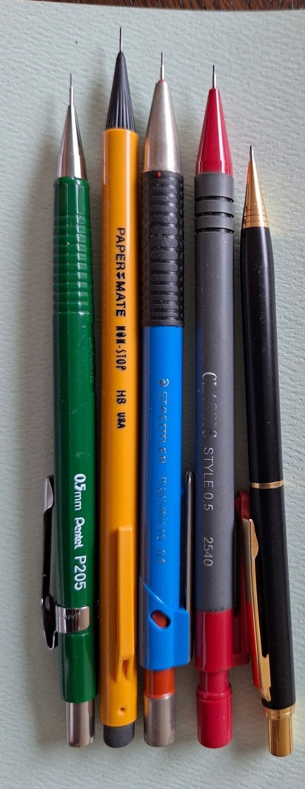5 x vulpotlood 0.5 mm, Ophalen