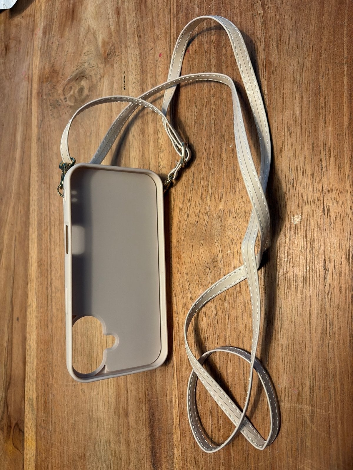 Telefoonhoesje voor Iphone 16 met koord en pasjeshouder, Ophalen of Verzenden, Nieuw, Hoesje of Tasje