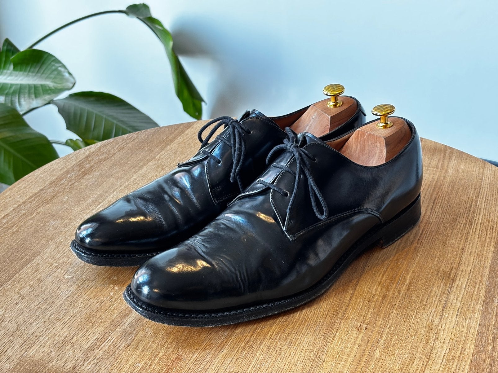 Church’s Wholecut Derby Size 45, Zwart, Ophalen of Verzenden, Zo goed als nieuw, Veterschoenen