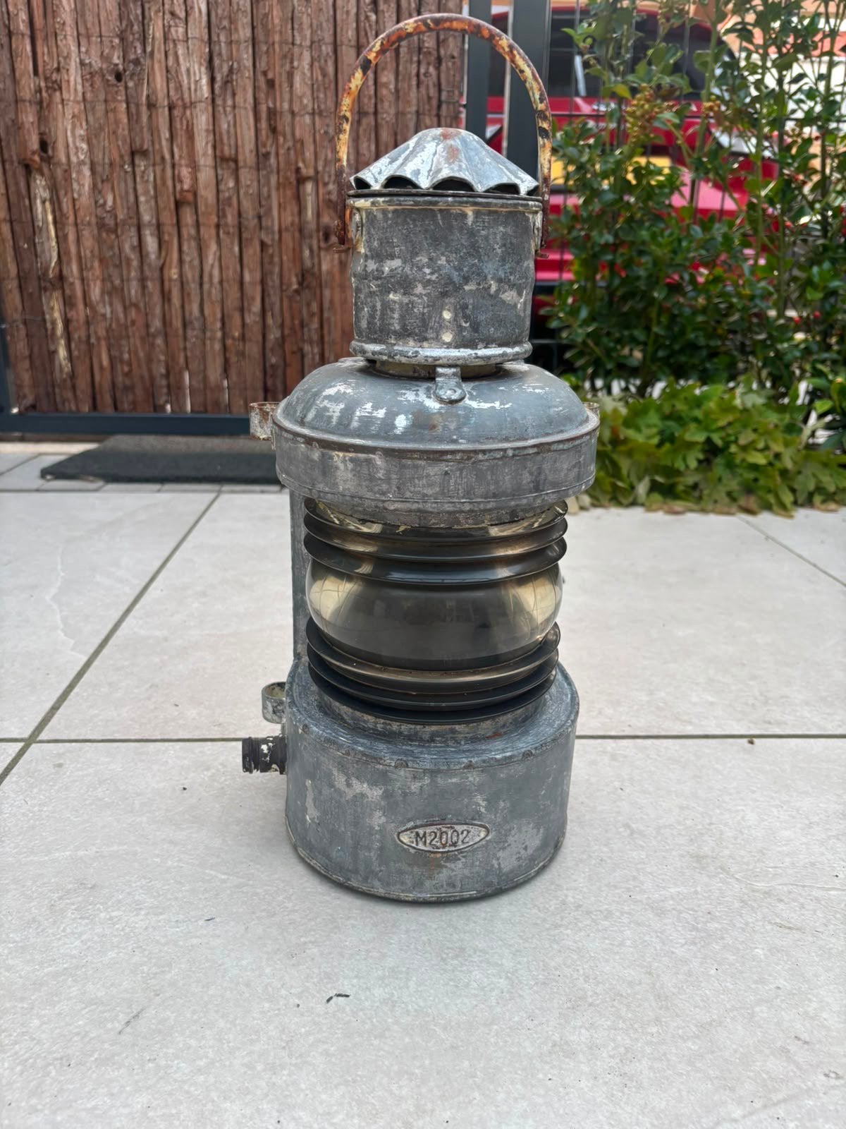 Scheepslamp, Ophalen