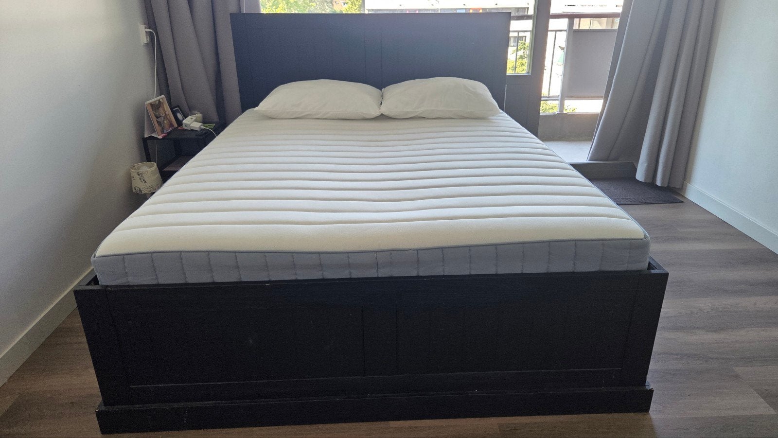 IKEA VALEVÅG Pocketveringmatras (180x200 cm, medium), Ophalen, Tweepersoons, Zo goed als nieuw, Matras