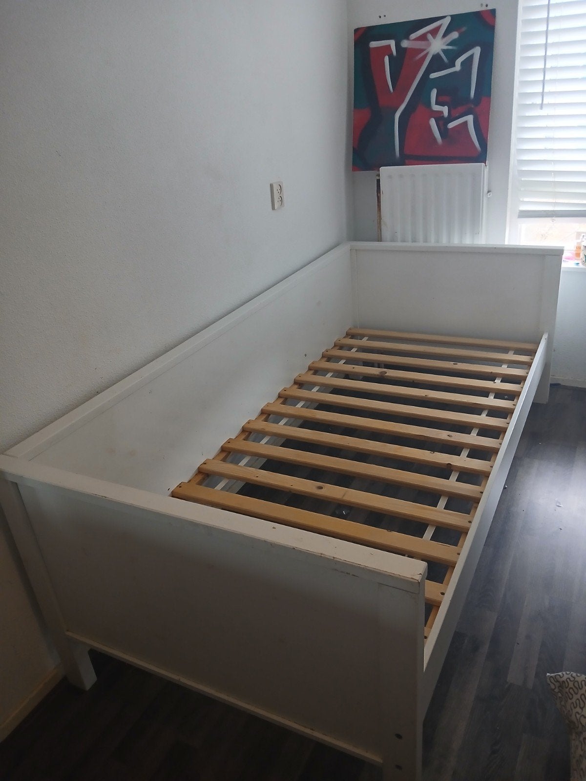 stevige bed met ladbodem, Ophalen, 180 cm of meer, 85 tot 100 cm