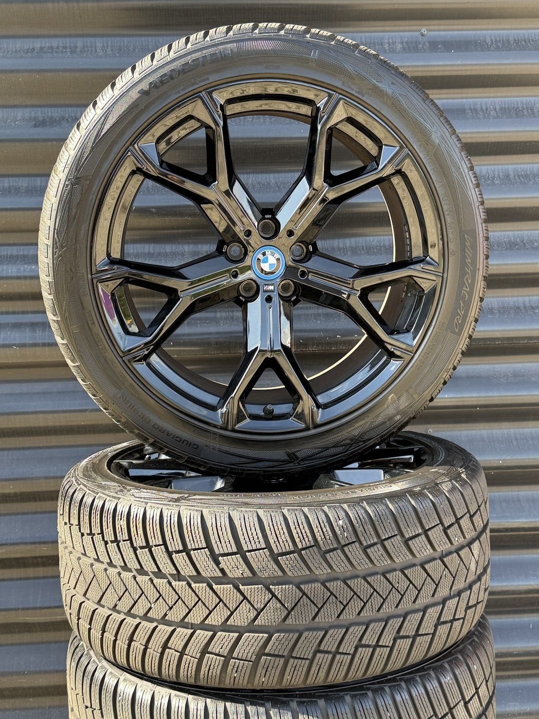 Nws 21” Orig Bmw Styl 741M G05 X5 X6 G06 velgen Winterbanden, Gebruikt, -, -, Banden en Velgen