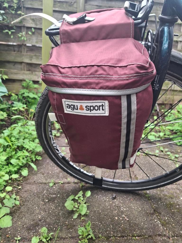 AGU Sport Dubbele Fietstas - vintage, Ophalen of Verzenden, Gebruikt, AGU Sport