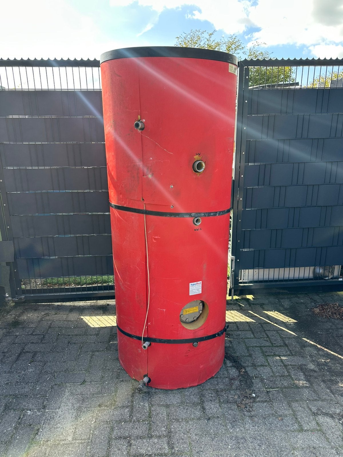 AquaHeat RVS boiler / warmwatervat 500 liter –