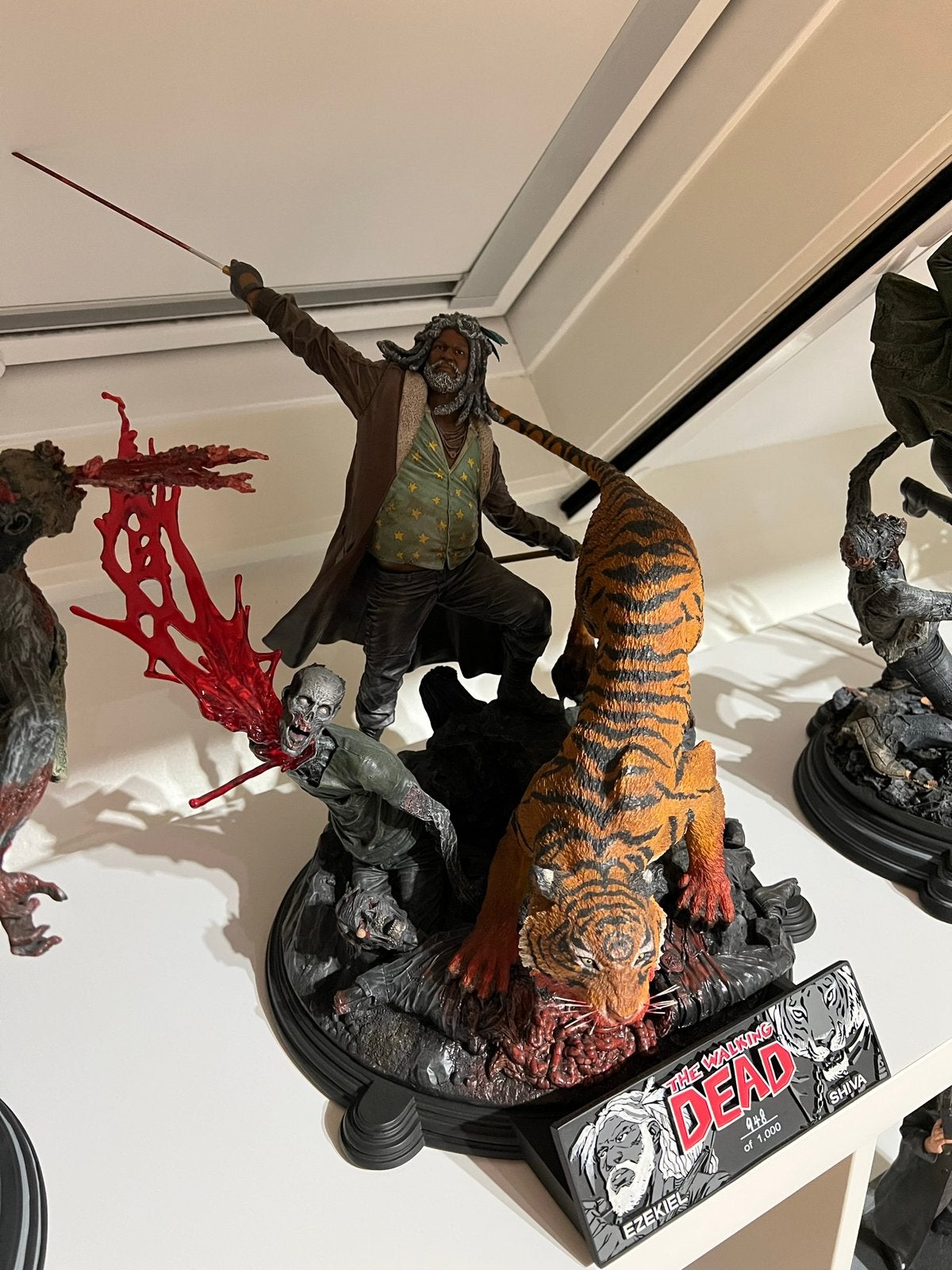 MC Farlane Ezekiel&Shiva statue, Verzamelen, Ophalen, Zo goed als nieuw, Beeldje, Replica of Model