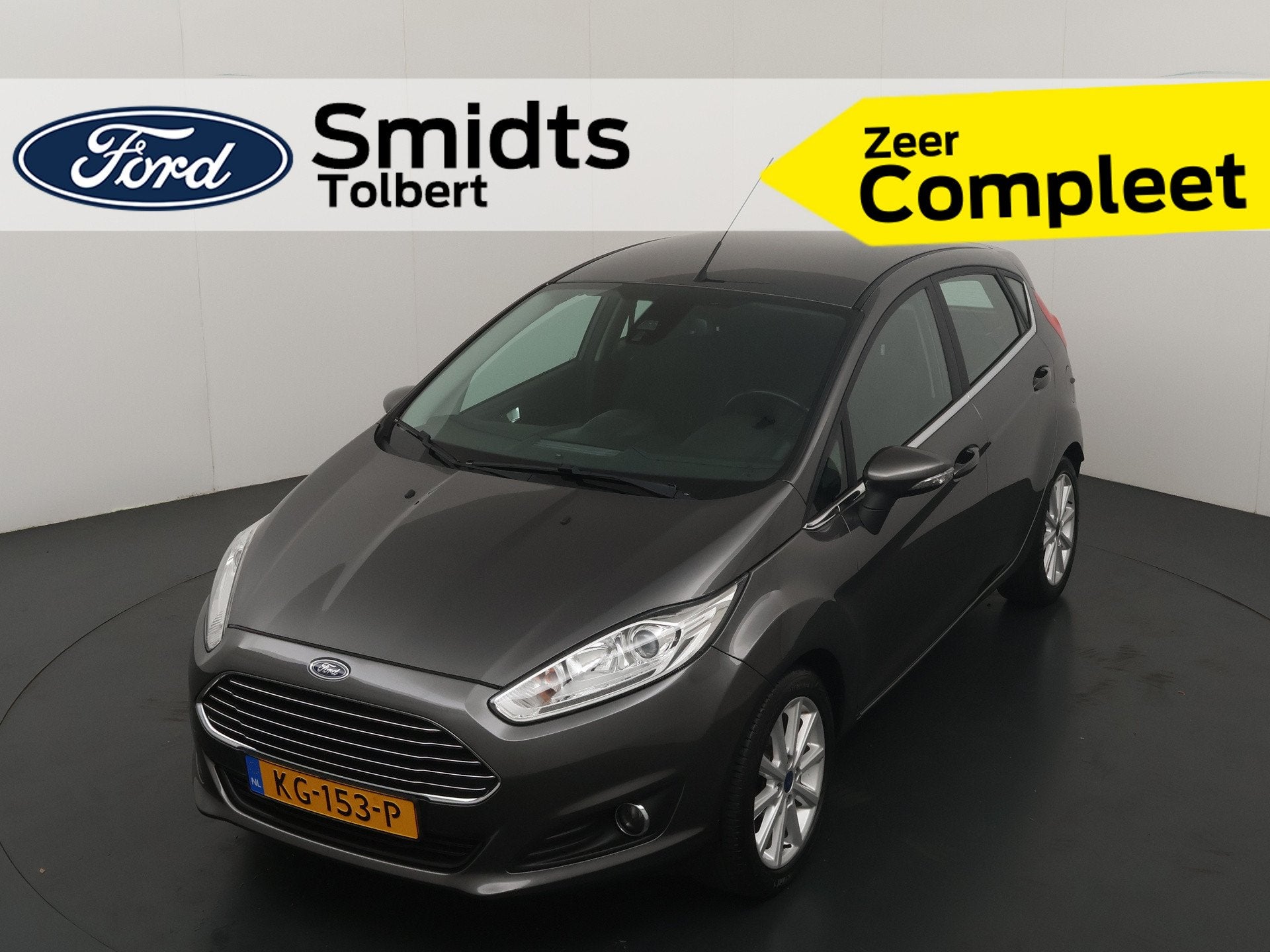 Ford Fiesta 100PK EcoBoost Titanium | Dealeronderhouden | Pa, Auto's, 23 km/l, Origineel Nederlands, Bedrijf, Handgeschakeld
