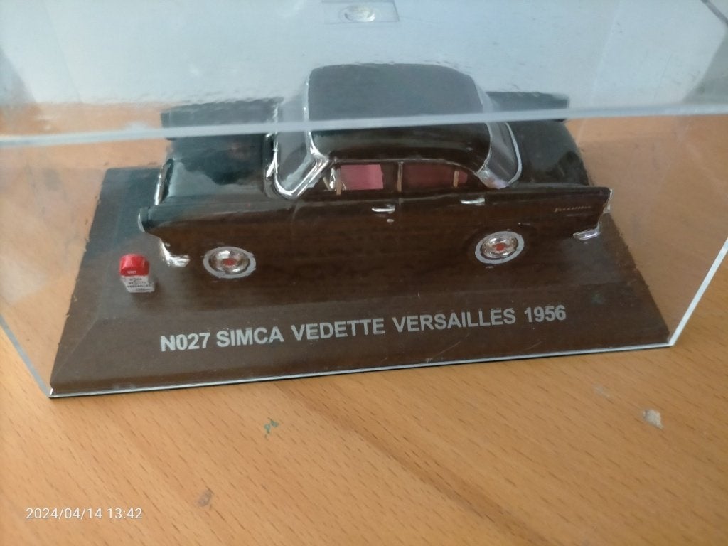 Simca vedette versailles 1956 boxed, Ophalen of Verzenden, Nieuw, Auto, Overige merken