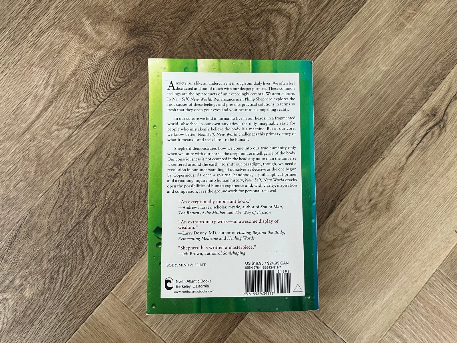 New Self New World - Philip Shepherd (Engelstalig), Ophalen of Verzenden, Zo goed als nieuw, Spiritualiteit algemeen, Achtergrond en Informatie