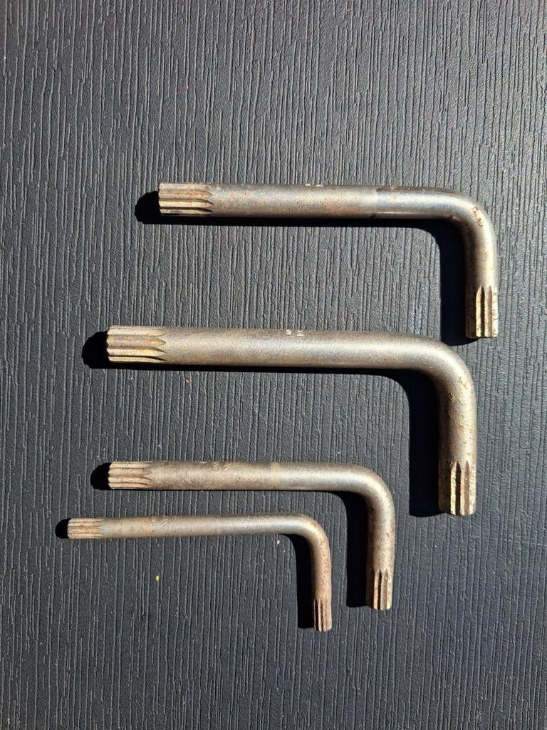 Set van 4 Torx L-sleutels, gebruikt, Ophalen, Gebruikt