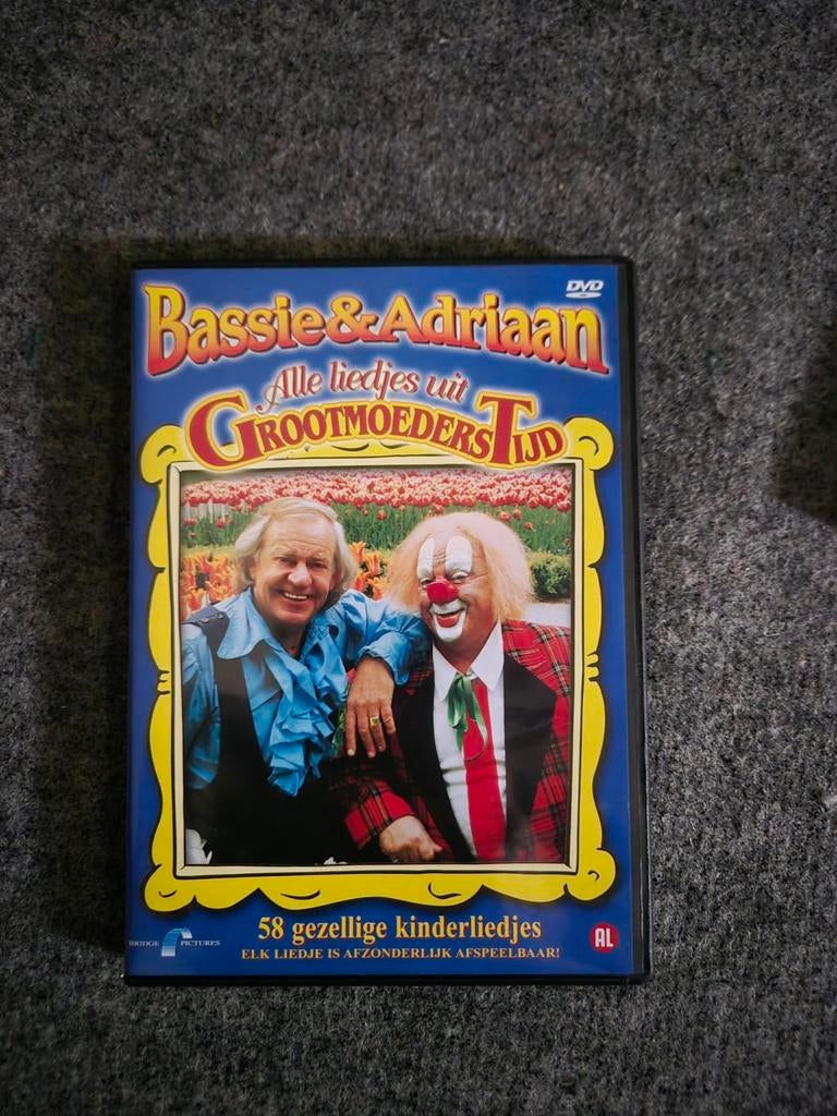 Bassie & Adriaan: Alle liedjes uit Grootmoeders Tijd DVD, Alle leeftijden, Ophalen of Verzenden, Zo goed als nieuw