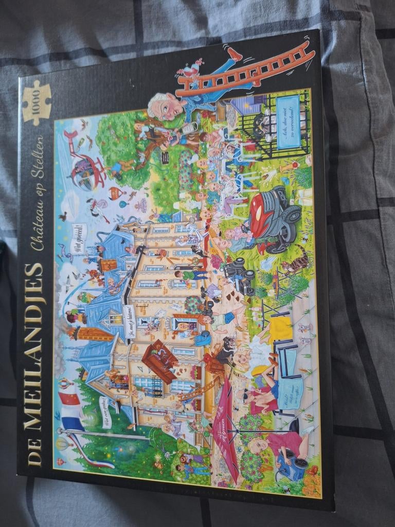 Puzzel familie meiland 1000 stuks, Ophalen, 500 t/m 1500 stukjes, Zo goed als nieuw