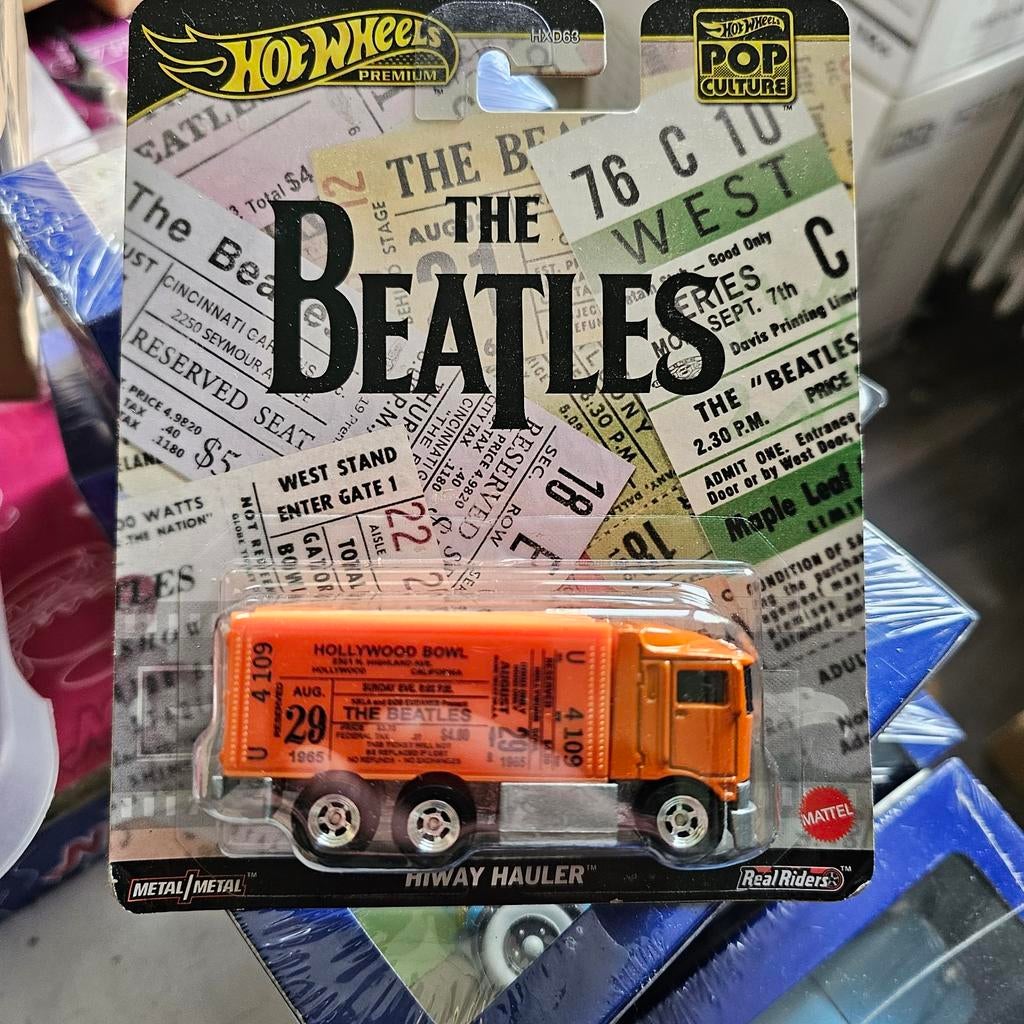 Hot Wheels The Beatles Hiway Hauler - Kaart beschadigd, Gebruikt, Ophalen of Verzenden, Mattel, Mattel, Inc., 636 Girard Avenue, East Aurora, NY 14052, USA