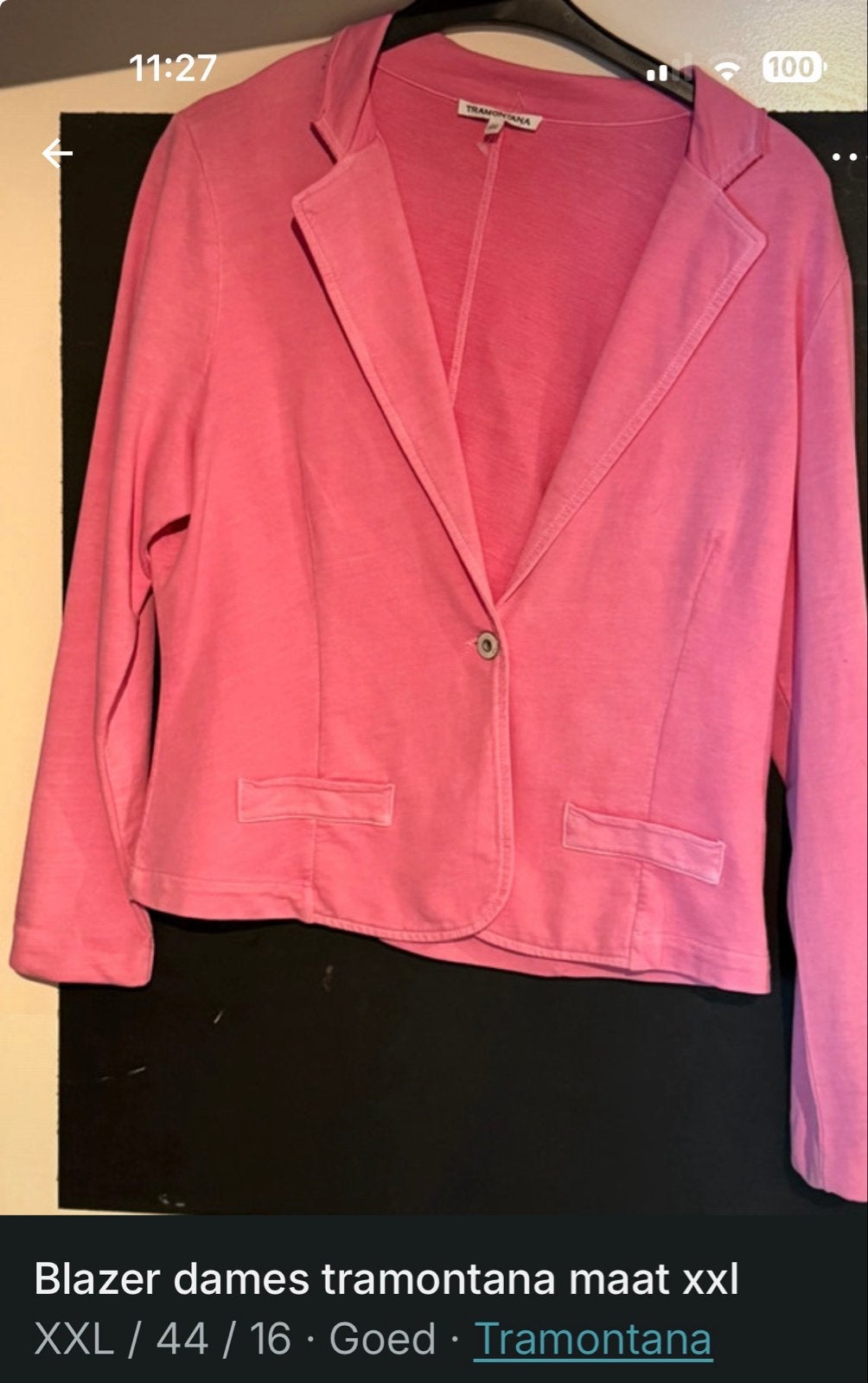 Roze Tramontana Blazer Maat XXL dames, Maat 46/48 (XL) of groter, Ophalen of Verzenden, Jasje, Roze