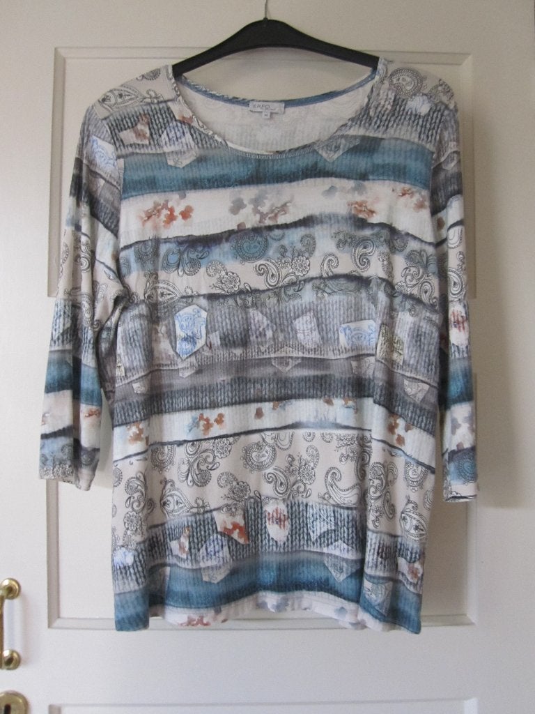 ERFO shirt met lange mouw maat 48, Kleding | Dames, Meerkleurig, Erfo, Zo goed als nieuw, Shirt of Top