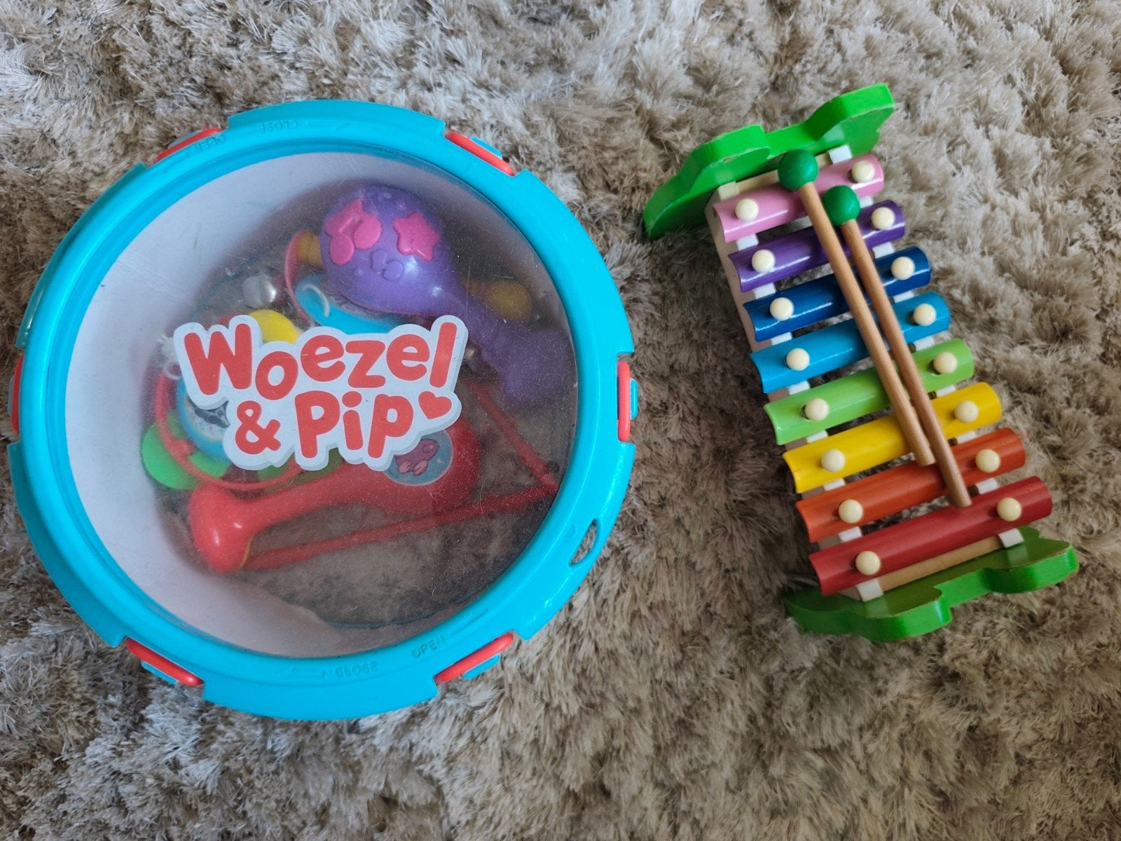 Muziekinstrumenten voor kinderen - Xylofoon, trommel, etc., Ophalen of Verzenden, Gebruikt, Overige typen, Met geluid
