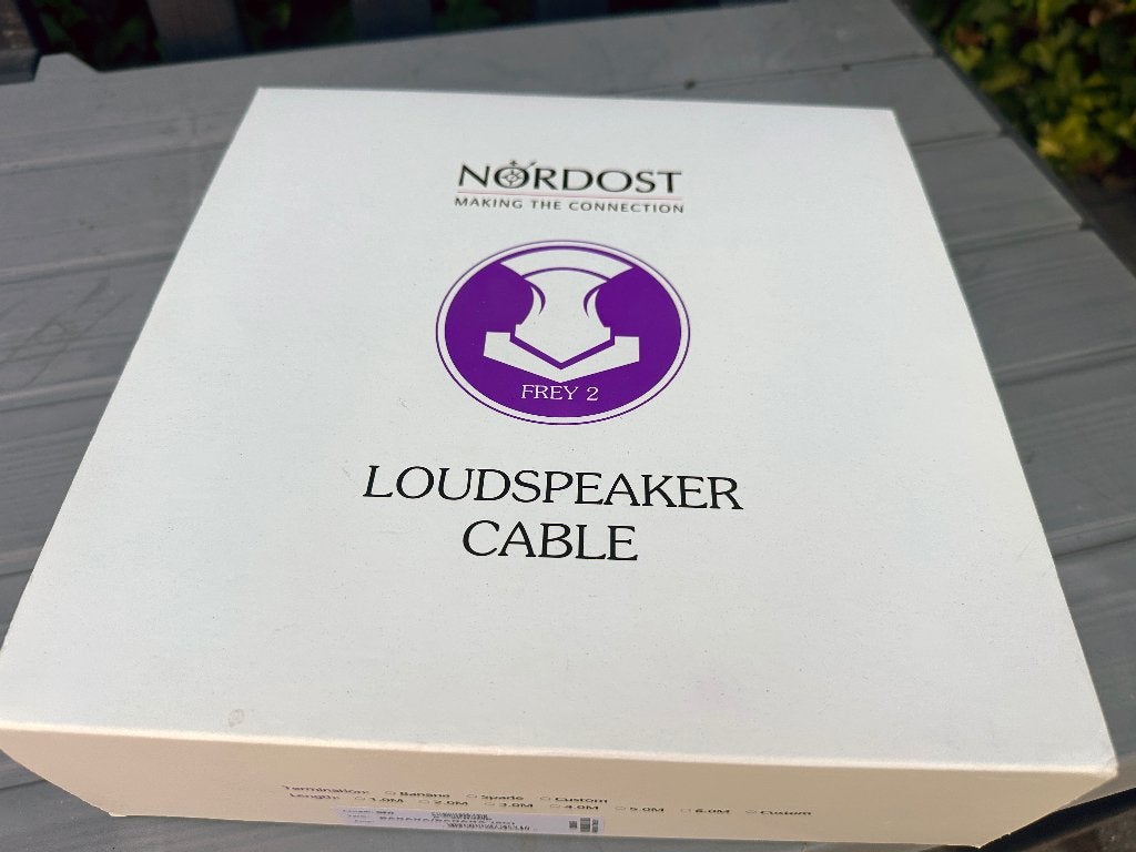 Nordos Frey 2 Luidspreker kabel 2 x 3mtr, Nordost, Verzenden, Nordost, Luidsprekerkabel