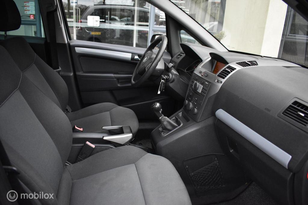 Opel Zafira 1.6 Executive 7 pers,|Airco|Cruise|121000km NAP!, Voorwielaandrijving, Stof, 4 cilinders, 7 stoelen