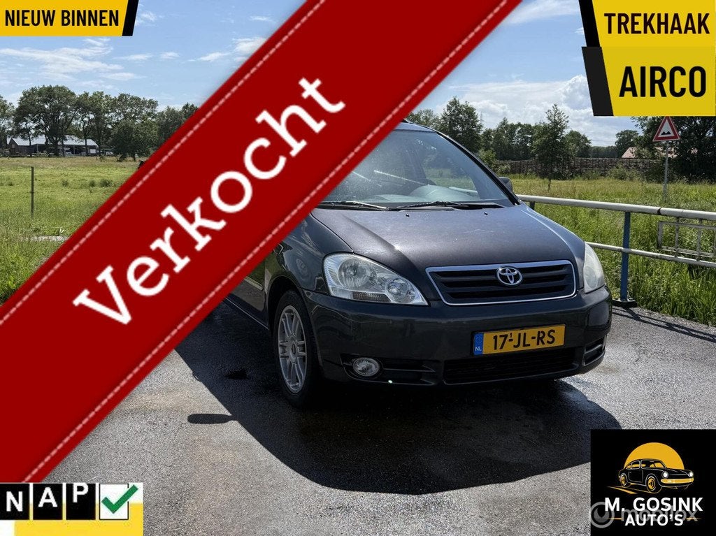 Toyota Avensis Verso 2.0i Linea Sol 7p Airco Cruise Trekhaak, Auto's, Voorwielaandrijving, 1998 cc, Gebruikt, 4 cilinders