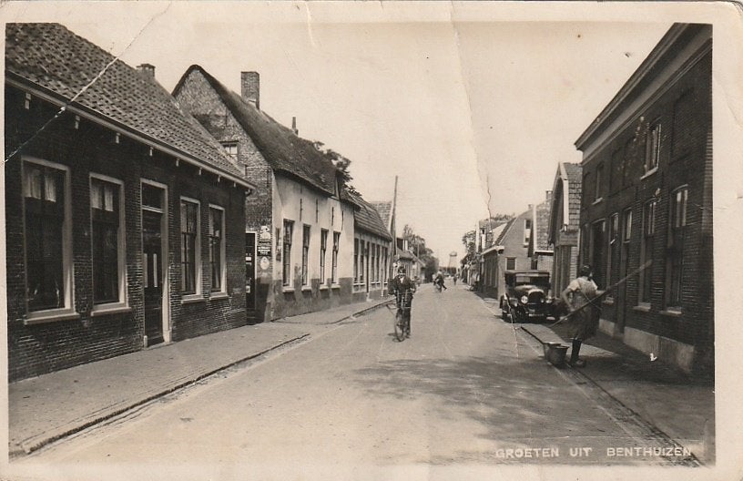 Benthuizen 1935 Dirk D van der List, Ophalen of Verzenden, 1920 tot 1940, Gelopen, Zuid-Holland