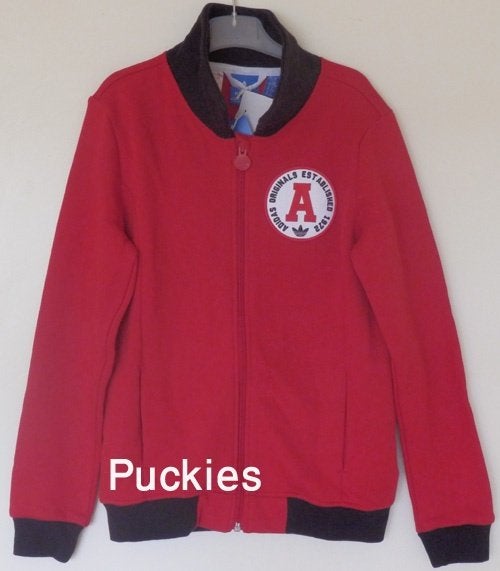 Rood Adidas sweatvest maat 152 NIEUW (10378) a, Adidas, Trui of Vest, Nieuw, Ophalen of Verzenden