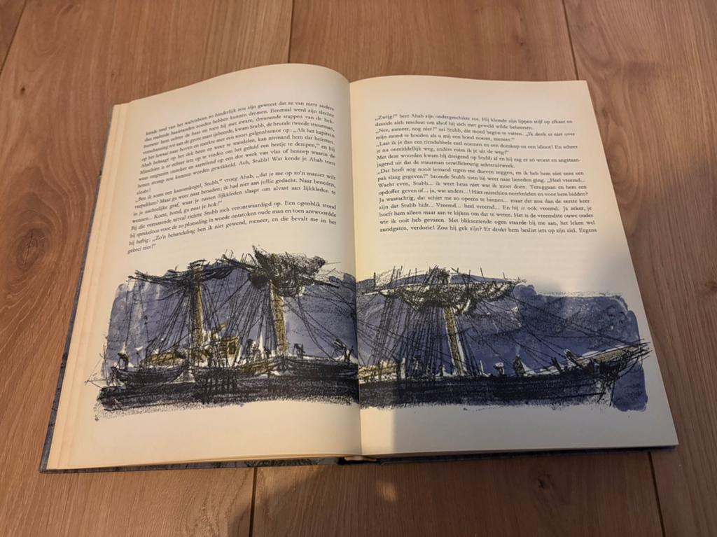 Moby Dick - Herman Melville (Geïllustreerd), Ophalen of Verzenden, Gelezen, Amerika