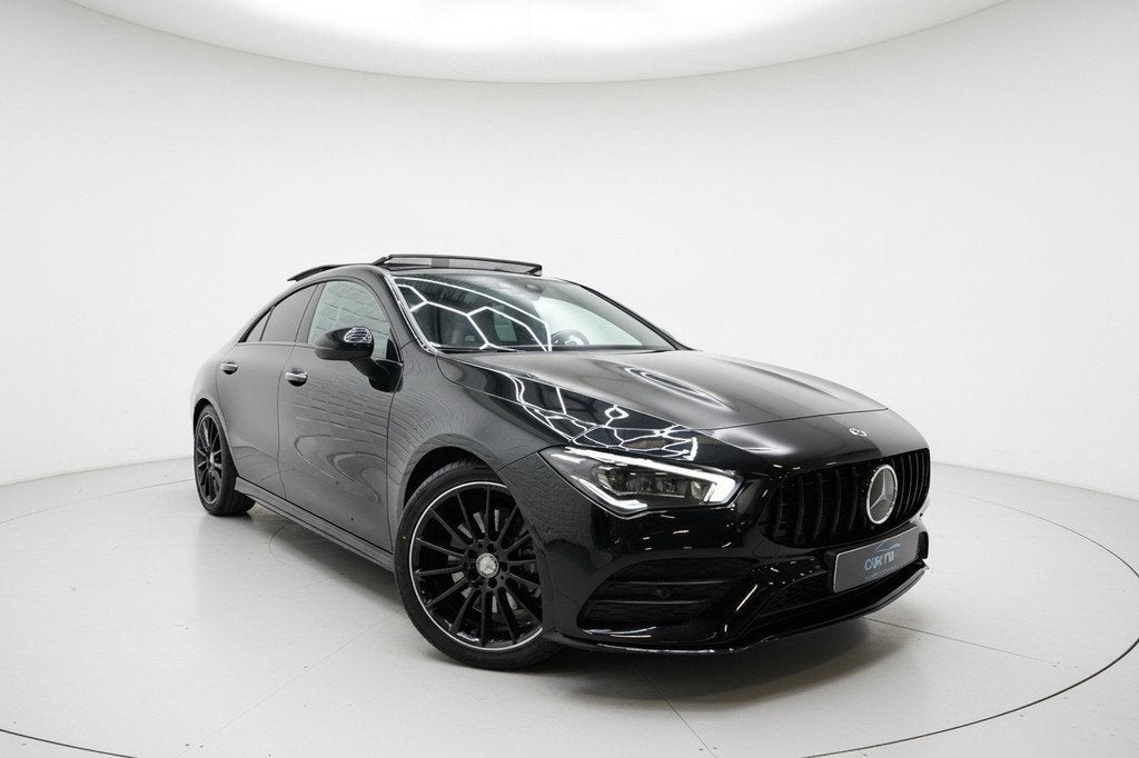 Mercedes-Benz CLA-klasse 200 AMG NIGHT PANO SFEER MEMORY, CLA, Gebruikt, Zwart, 4 cilinders