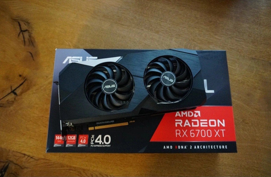 ASUS AMD Radeon RX 6700 XT Dual 12GB GDDR6 Videokaart, Computers en Software, Videokaarten, AMD, GDDR6, PCI-Express 4, Ophalen of Verzenden