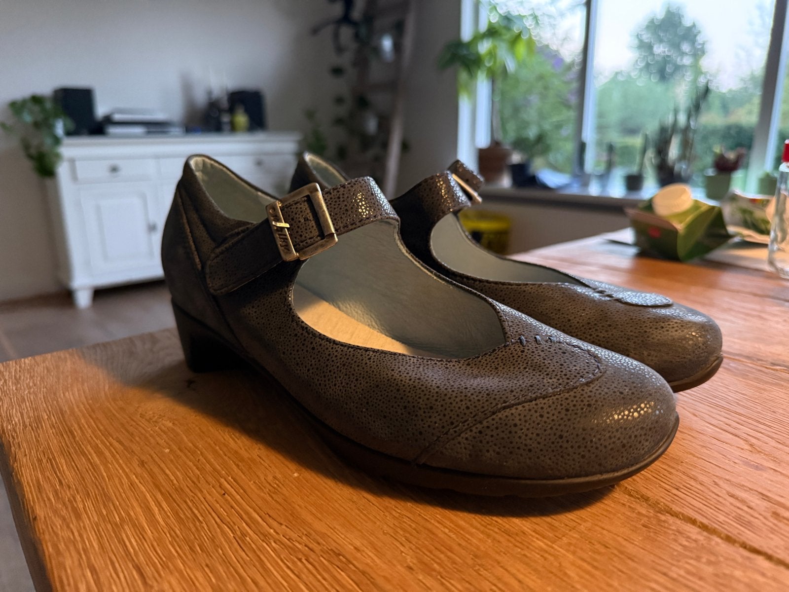 Wolky ballerina's - Maat 39 - Zo goed als nieuw, Ophalen of Verzenden, Zo goed als nieuw, Grijs, Ballerina's