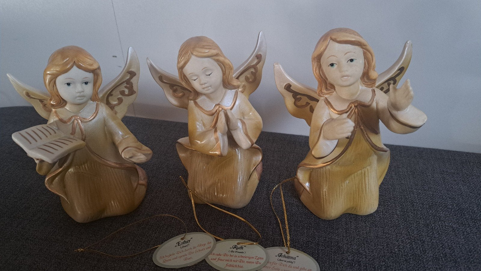 3 porseleinen engeltjes, Antiek en Kunst, Ophalen of Verzenden