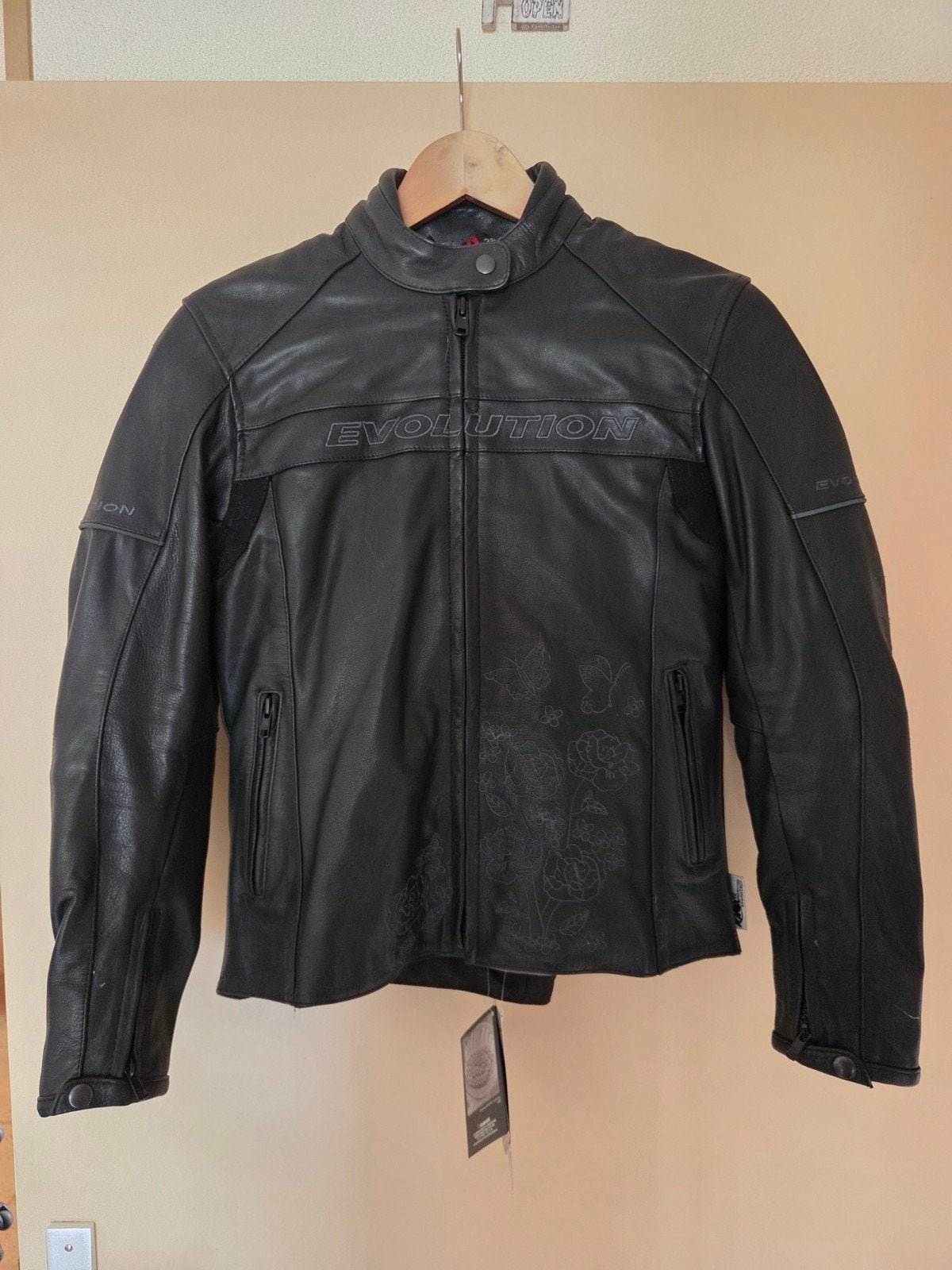 Dames Evolution Motorpak Maat 38 - Zwart Leer, Motoren, Ophalen of Verzenden, Combipak, Evolution Motorcycling Clothing