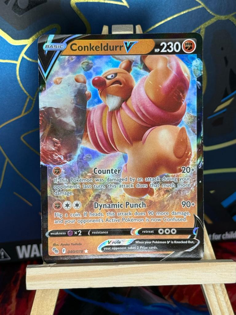 Conkeldurr V #40 | Pokemon Go, Ophalen of Verzenden, Zo goed als nieuw, Losse kaart