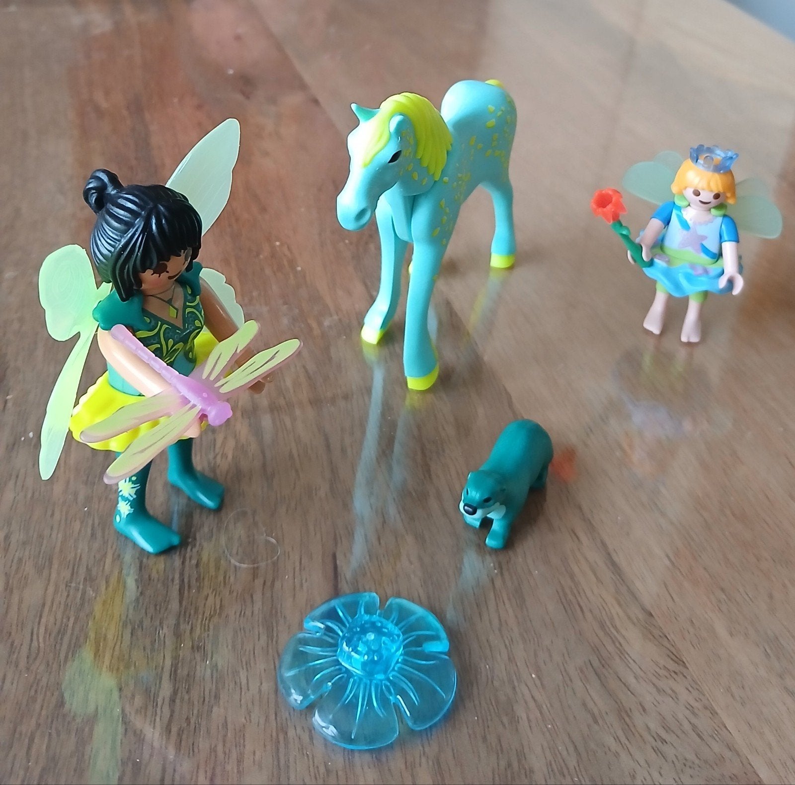 Playmobil 9137, Water fee met elfje, paard, otter en libelle, Ophalen of Verzenden, Gebruikt