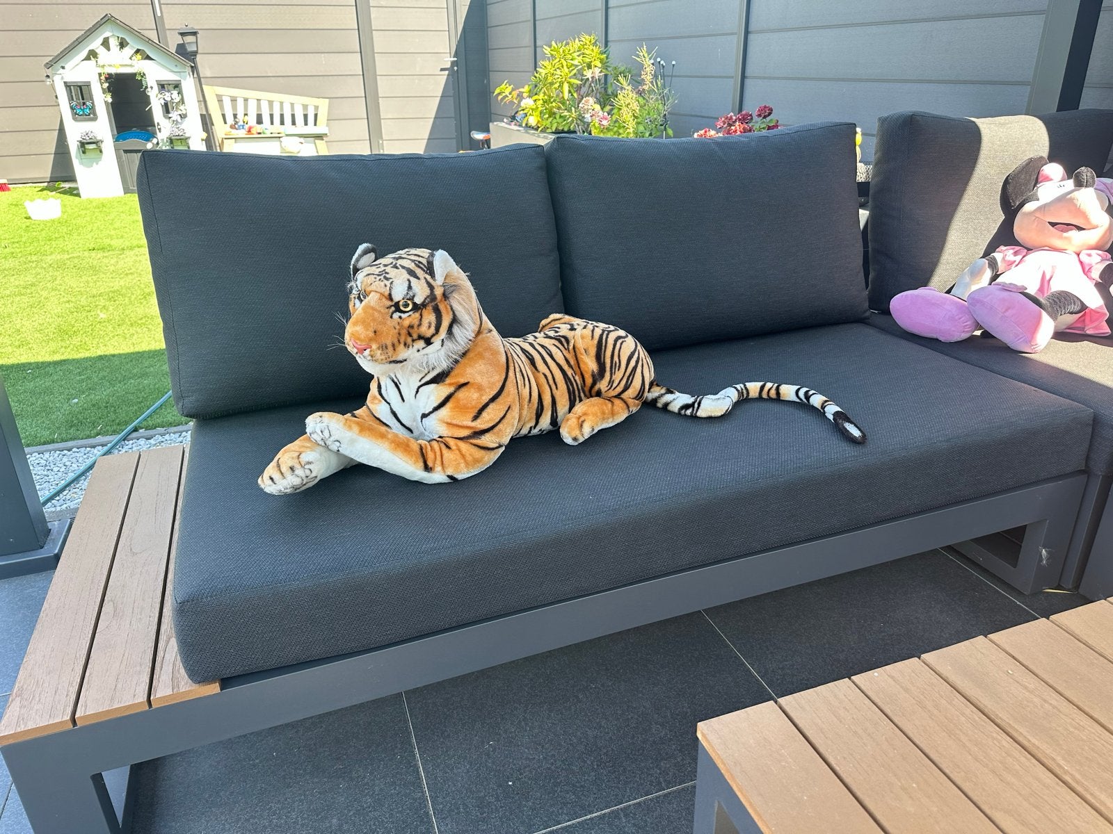 Grote Tijger Knuffel XXL - Bijna 80cm Lang, Oranje, Overige merken, Overige karakters, Ophalen of Verzenden