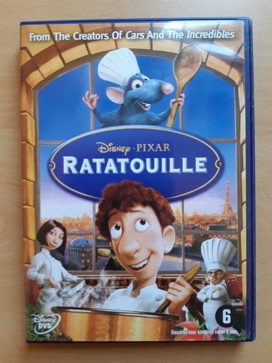 Disney Pixar Ratatouille DVD - Zo goed als nieuw, Bonusmateriaal, Animatie, Amerikaans, Nederlands