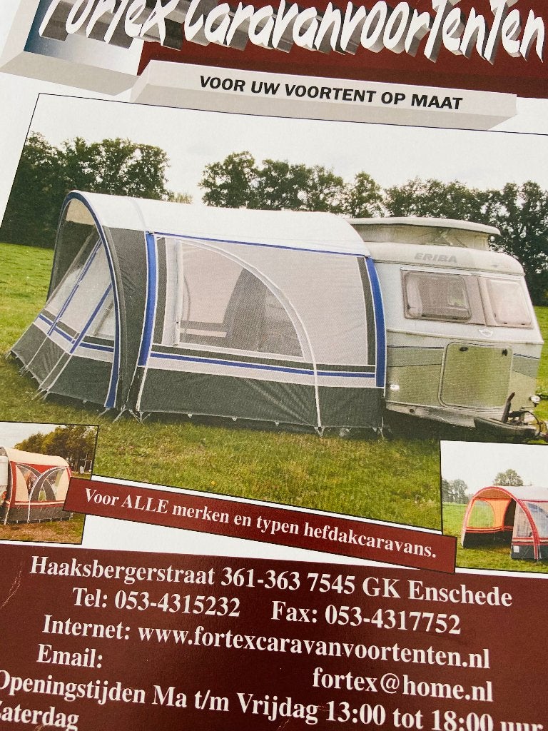 Boog voortent Fortex Aronde Eriba Touring Puck L 225/230 GT, Ophalen, Gebruikt