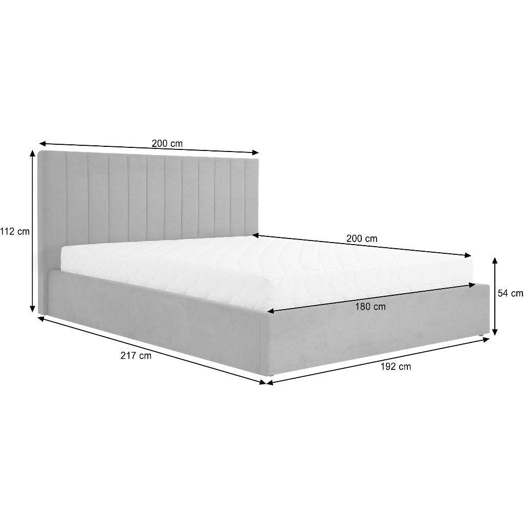 Foto 7 van Gestoffeerd bed 180x200 (nieuw)