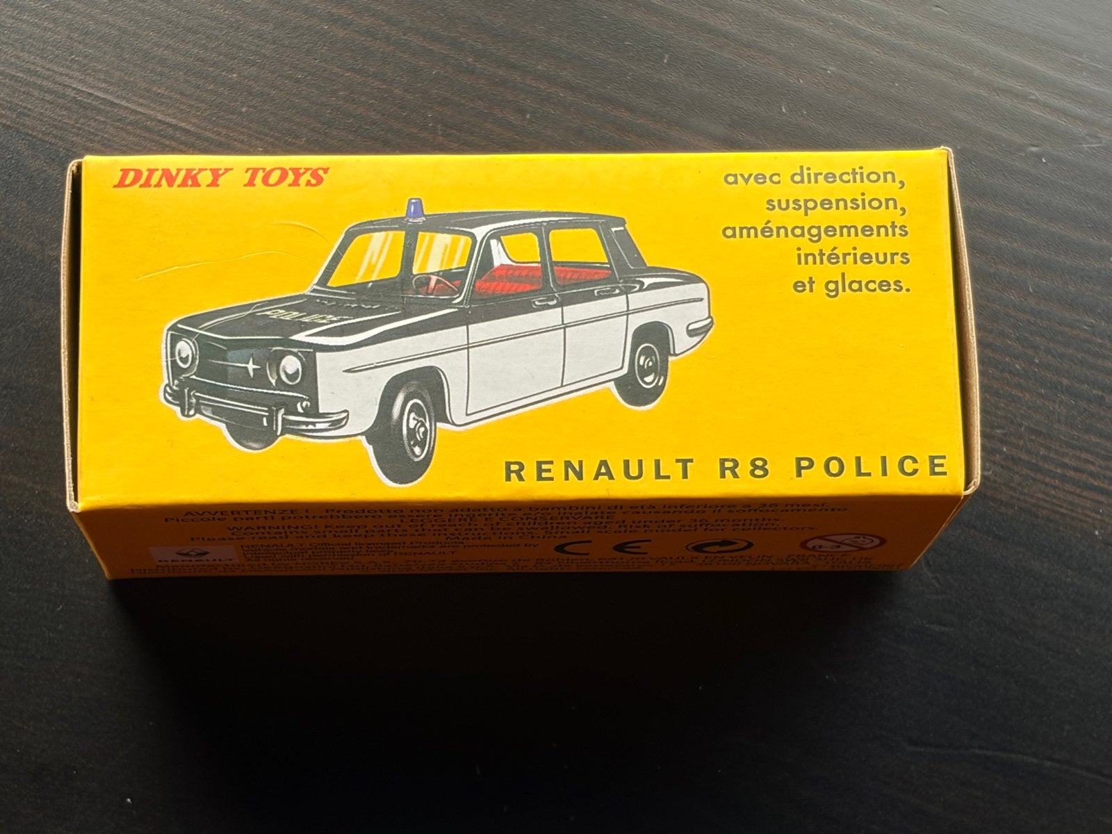 Dinky Toys Atlas Renault R8 Police 517P 1:43, Overige merken, Auto, 1:32 tot 1:50, Ophalen of Verzenden