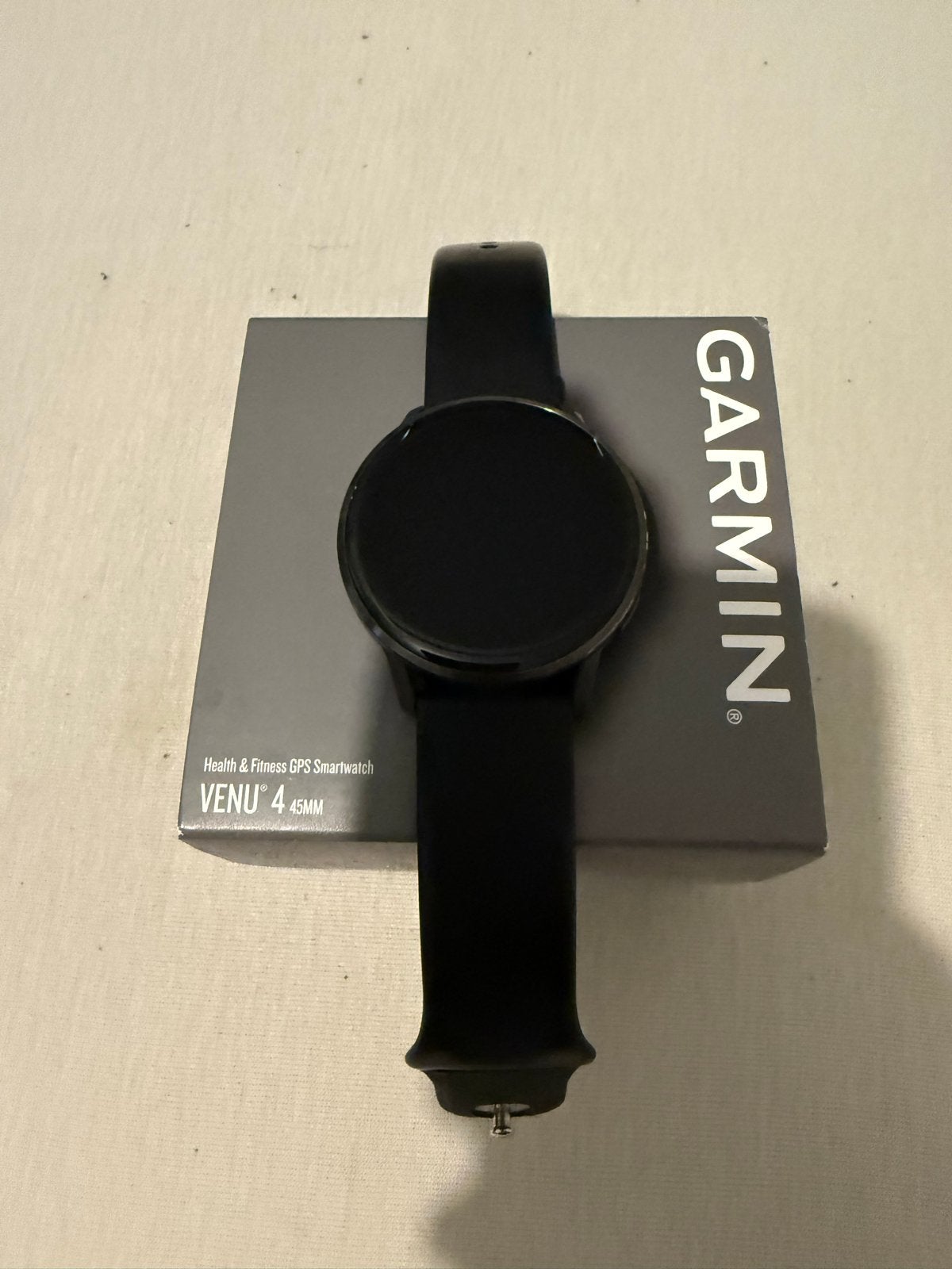 Garmin Venu 4 45mm Health & Fitness GPS Smartwatch Zwart, Ophalen, Afstand, Zwart, Zo goed als nieuw