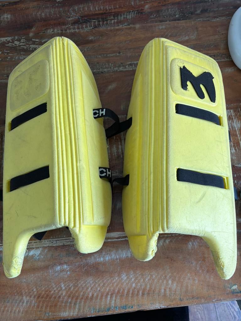 Hockey keeper legguards, Sport en Fitness, Hockey, Ophalen of Verzenden, Gebruikt, Overige typen