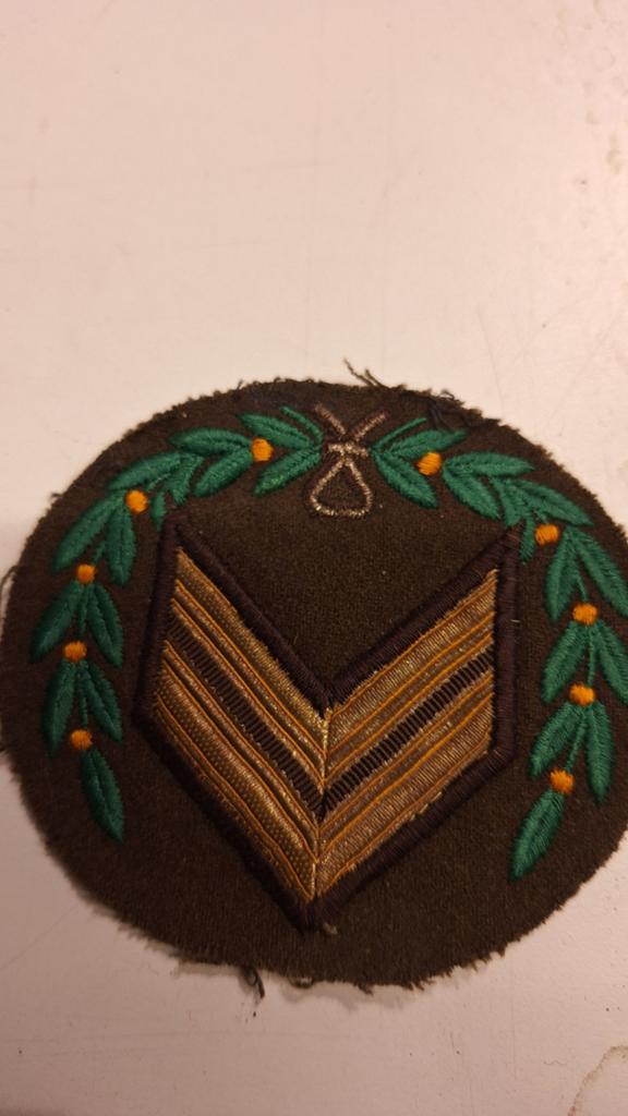Kl Sergeant Majoor, Verzamelen, Ophalen, Landmacht, Nederland, Embleem of Badge