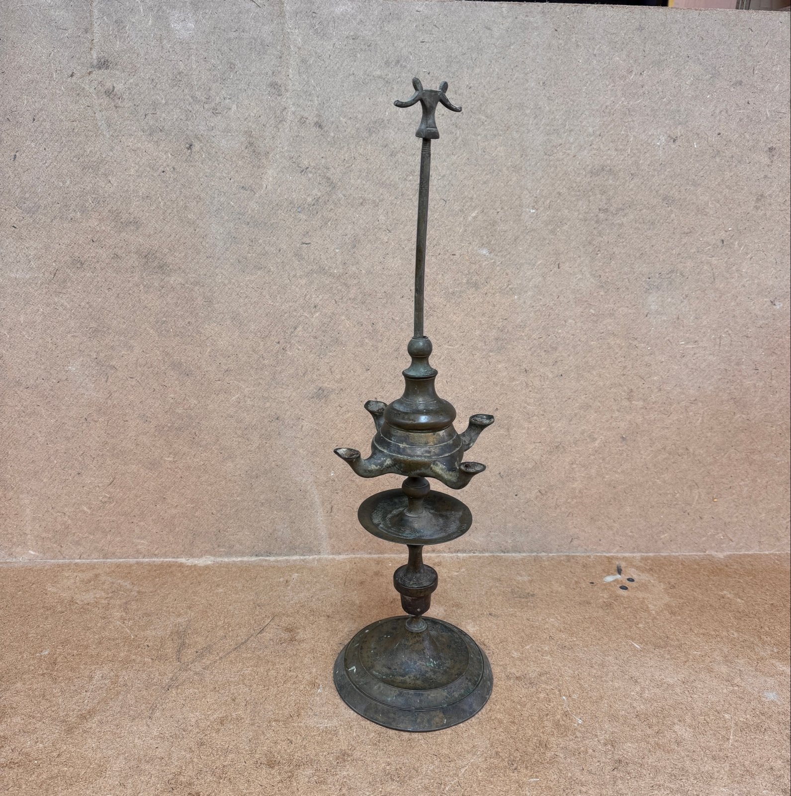Antieke Florentijnse olielamp, eind 19e eeuw, Antiek en Kunst, Antiek | Lampen, Ophalen of Verzenden